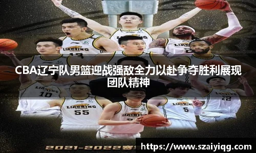 CBA辽宁队男篮迎战强敌全力以赴争夺胜利展现团队精神
